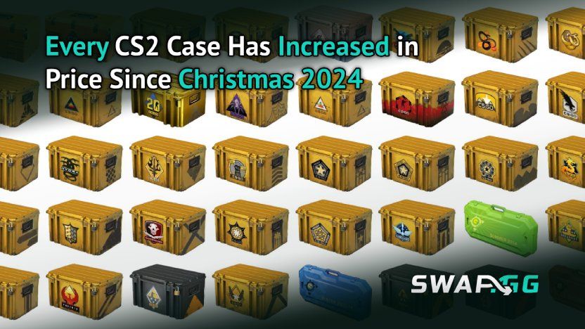 CS2 Case Market Surges as Valve Discontinues Rare-Drop Cases — Total Skin Cap Hits $7.89B