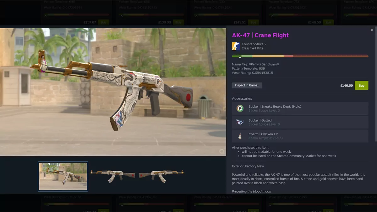 Steam Market Goes Native: Float, Pattern, Charm Filters Land May 12